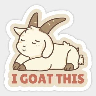 Relax I Goat This Sticker